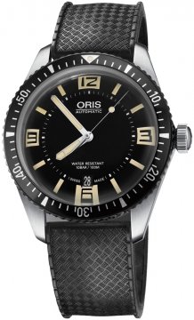 Buy this new Oris Divers Sixty-Five 40mm 01 733 7707 4064-07 4 20 18 mens watch for the discount price of £1,200.00. UK Retailer.